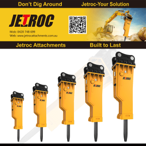 A-Jetroc Hydraulic Rock Breaker For Excavator Machinery